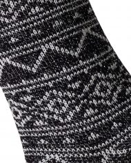 Close up of the black sock